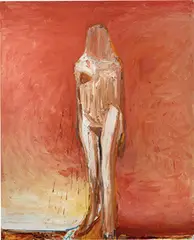 Nathan Oliveira, Untitled, Standing Figure #1, 1990, Oil on canvas