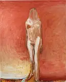 Nathan Oliveira, Untitled, Standing Figure #1, 1990, Oil on canvas