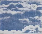Shirley Pettibone, Cloud, 1967, Silkscreen ink on canvas