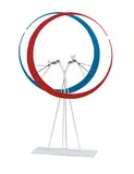 Jerome Kirk, Untitled (Kinetic sculpture), 1972, Painted aluminum and steel