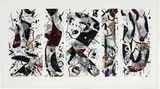 Sam Francis, The Five Continents in Wintertime, 1984, Aquatint on Rives BFK paper