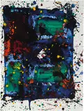 Untitled (SF80-873) by Sam Francis, c. 1980, Acrylic on paper, sold Oct 2017