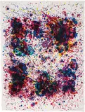 Sam Francis, Spun for James Kirsch, 1972, 7-color screenprint on Arches 88 paper