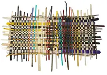 Kathy Chenoweth, Belt Rug, 1994, Mixed-media