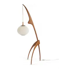 Jean Rispal, Floor light, c. 1950, Rispal