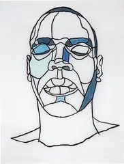 Kori Newkirk, Untitled, 2009, Acrylic on duralene