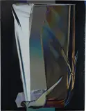 Larry Bell, Mirage Vapor Drawing #74, 1989, Mixed-media collage on paper
