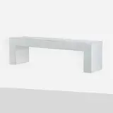 Cityscape wall shelf by Paul Evans, c. 1970, chrome-plated steel, sold Nov 2023