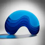 Petr Hora, Alf, 2012, cast and sandblasted glass
