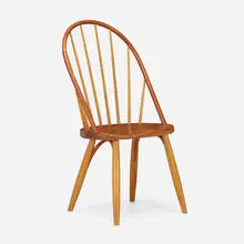 Thomas Moser, Bowback chair, 1986, cherry, ash