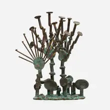 Botanical Garden by Klaus Ihlenfeld, 2007, bronze, copper, sold Nov 2023