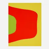 Charles Hinman, Untitled, 1965, screenprint in colors with collage