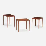 Svenn Eske Kristensen, Nesting tables, set of three, c. 1962, teak