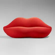 Studio65, Bocca sofa, 1971, stretch jersey fabric over polyurethane foam