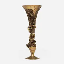 Ellen Brenner-Sorensen, Vase, c. 1990, bronze