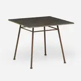 Russell Woodard, Sculptura dining table, c. 1965, enameled steel, slate