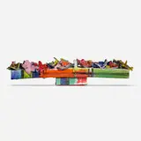 Lee Madison, Floral centerpiece, glazed ceramic