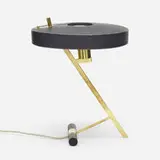 Louis Christiaan Kalff, Z table lamp, 1955, enameled steel, brass