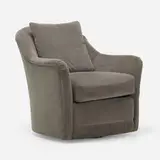 Contemporary, Swivel chair, c. 2012, velvetine upholstery