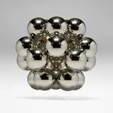 Marcel Simons, Dodecaëder light sculpture, stainless steel