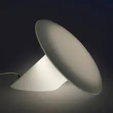 Candia lamp by Vistosi, c. 1965, opaline glass, sold Nov 2023