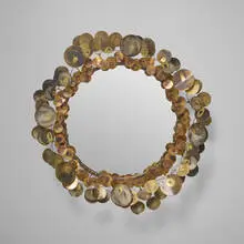 C. Jeré, Raindrops mirror, 1969, steel