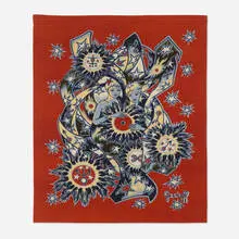 Élie Grekoff, Les gémeaux tapestry, c. 1965, hand-woven wool