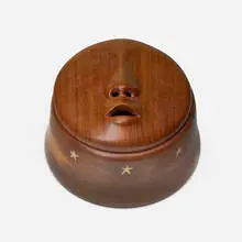 Bob Trotman, Face box, 1979, walnut