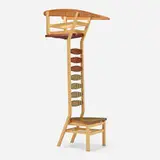 Tom Loeser, LadderbackkcabreddaL, c. 2005, birch, painted mahogany