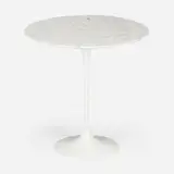 Tulip occasional table, model 163M by Eero Saarinen, marble, enameled aluminum, sold Nov 2023
