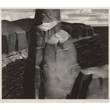 Steps to the Sky (Eastport, Maine), 1931 by Stow Wengenroth, sold Mar 2021