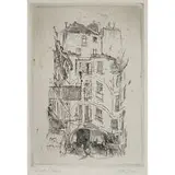 John Marin, Cour Dragon, Paris, 1906