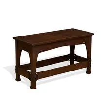 early piano bench, #160 by Gustav Stickley, sold Mar 2021