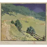 Gustave Baumann, Pecos Valley, 1921
