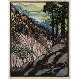 Autumn Brocades, 1931 by Frances Hammell and May Gearhart, sold Mar 2021