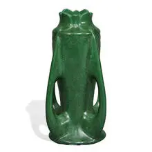 Radford Pottery, unusual Radura four-handled vase