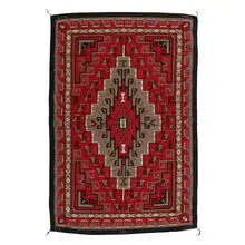 Emmi Whitehorse, Ganado rug by Dy Bagay, Evelyn Curly and Helen Kirk