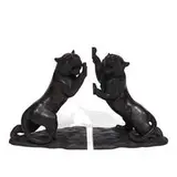 Genryusai Seiya, tiger bookends, pair, Japan