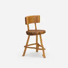 chair by Folk Art, walnut, sold Apr 2018