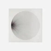 880 Lines, 1 Focal Point, 1 Circle (B) by Tricia Rumbolz, 2015, ink on paper, sold Apr 2018