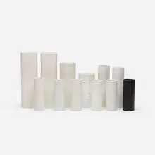 Cuno Fischer, collection of twelve vases, c. 1965, glazed porcelain