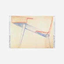 Jean Prouvé: L'Imagination Constructive exhibition post by Jean Prouvé, 1983, offset color lithograph, sold Apr 2018