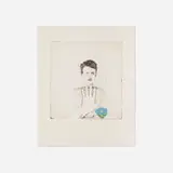 Jim Dine, Brown Haircut, 1972, etching with color embossing on paper