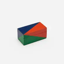Leon Polk Smith, Untitled (Box), c. 1955, painted wood