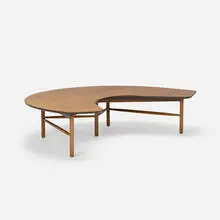 coffee table by Greta Magnusson Grossman, c. 1952, walnut, sold Mar 2018