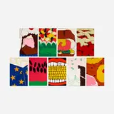Stephen Frykholm, collection of nine Herman Miller Summer Picnic posters, 1970-78, screenprint on paper