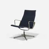 Charles and Ray Eames, Aluminum Group lounge chair, 1958, cast aluminum, vinyl, enameled aluminum, plastic