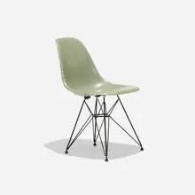 DSR by Charles and Ray Eames, molded fiberglass, enameled steel, rubber, sold Mar 2018