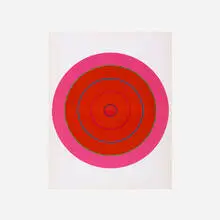 Target (diptych) by Stephen Frykholm, 1972, lithograph on paper, sold Mar 2018