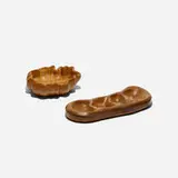 Russel Wright, Oceana bowls, set of two, 1935, olivewood, maple